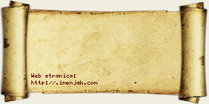 Kristina Vejnović vizit kartica